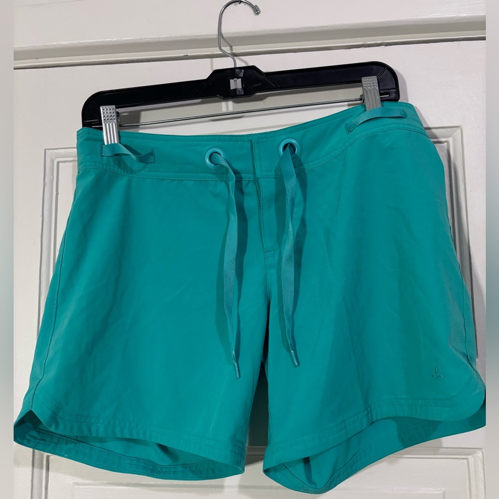 Prana Teal Swim Athletic Shorts